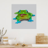 Niedlicher TAG GECKO Poster (Küche)