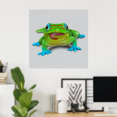Niedlicher TAG GECKO Poster (Heimbüro)
