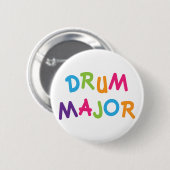 Niedlicher Tambourmajor Toon Button (Vorne & Hinten)
