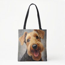 NIEDLICHER TAN & BROWN WELSH TERRIER DOG