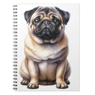 NIEDLICHER TAN- UND BROWN-MOPS NOTIZBLOCK