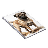 NIEDLICHER TAN- UND BROWN-MOPS NOTIZBLOCK (Rechte Seite)