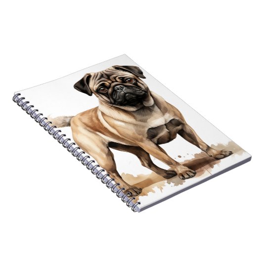 NIEDLICHER TAN- UND BROWN-MOPS NOTIZBLOCK (Rechte Seite)