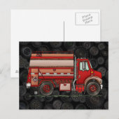 Niedlicher Tank Postkarte (Vorne/Hinten)