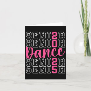 Niedlicher Tanz Senior 2025 Cl of 2025 Senior Danc Karte