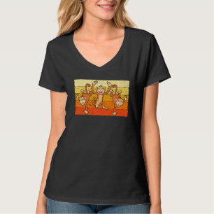 Niedlicher Tanzaffe T-Shirt