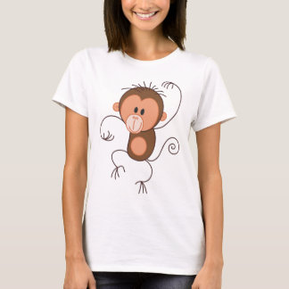 Niedlicher Tanzen-Affe T-Shirt