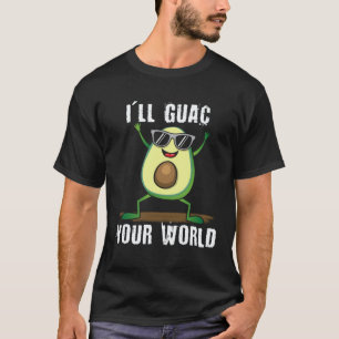 Niedlicher tanzender Avocado Guac deine Welt veg T-Shirt