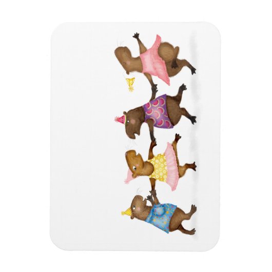 Niedlicher Tanzmagnet Magnet (Vertikal)