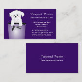 Niedlicher Taschen-Welpen-Hund Visitenkarte (Vorne/Hinten)