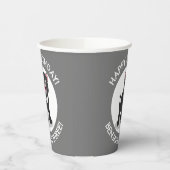 Niedlicher Tasmanischer Teufel personalisierter Ca Pappbecher (Links)