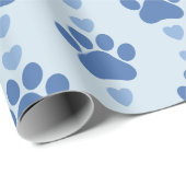 Niedlicher Tatzen-Druck Geschenkpapier (Rolleneckpunkt)