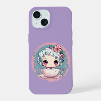 Niedlicher Tea Cup Doll iPhone / iPad Gehäuse 15 Hülle