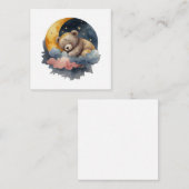 Niedlicher Teddy Bär Begleitkarte (Vorne/Hinten)