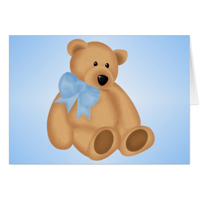 Niedlicher Teddy-Bär, für Baby-Jungen (Vorderseite (Horizontal))