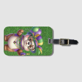 NIEDLICHER TEDDY-BAR FÜR MARDI GRAS GEPÄCKANHÄNGER (Vorderseite (Horizontal))
