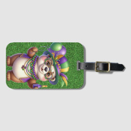 NIEDLICHER TEDDY-BAR FÜR MARDI GRAS GEPÄCKANHÄNGER