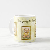 Niedlicher Teddy Bär Gelb Große Tasse Spaß glückli (Vorderseite Links)