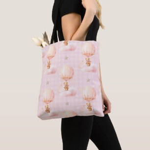 NIEDLICHER TEDDY-BAR IN HOT LUFTBALLOON TASCHE