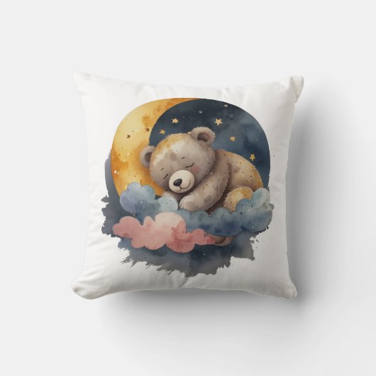 Niedlicher Teddy Bär Kissen (Vorderseite)