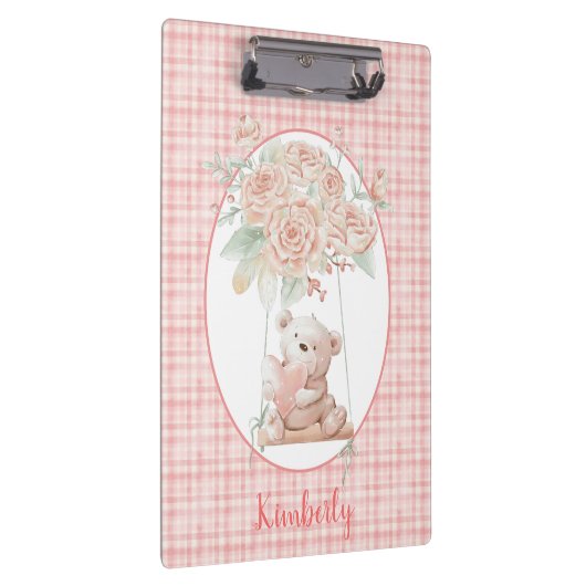 Niedlicher Teddy Bär Klemmbrett (Rechts)