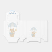 Niedlicher Teddy Bär mit Parachute Baby Dusche Geschenkschachtel (Ungefaltet)