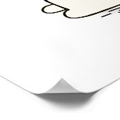 Niedlicher Teddy Bär mit rosa Balloons Girls Schla Poster (Ecke)