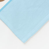 Niedlicher Teddy Bär Muster Personalisiert Boy Fleecedecke (Ecke)