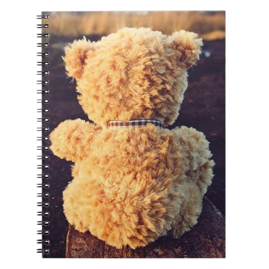 Niedlicher Teddy Bär Notizblock (Vorderseite)
