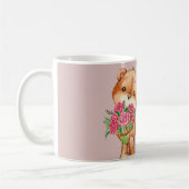 Niedlicher Teddy Bär Postbrief Valentinstag Kaffeetasse (Links)
