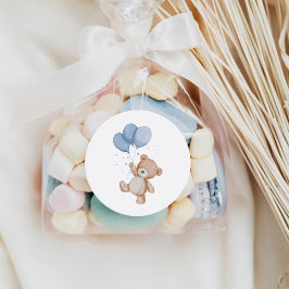 Niedlicher Teddy Bär Runder Aufkleber