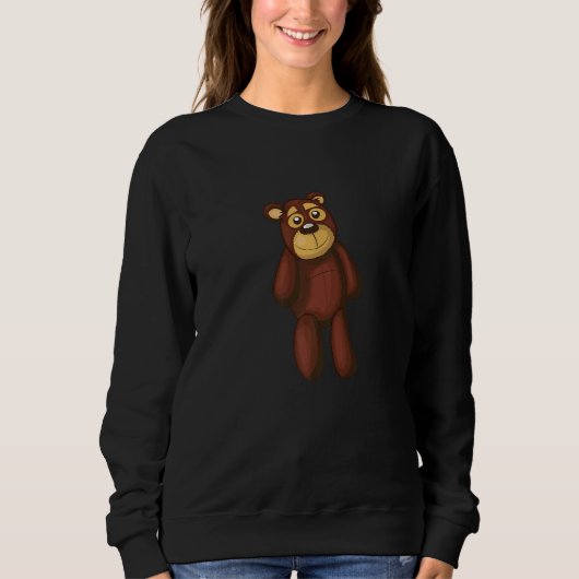 Niedlicher Teddy Bär Sweatshirt (Vorderseite)