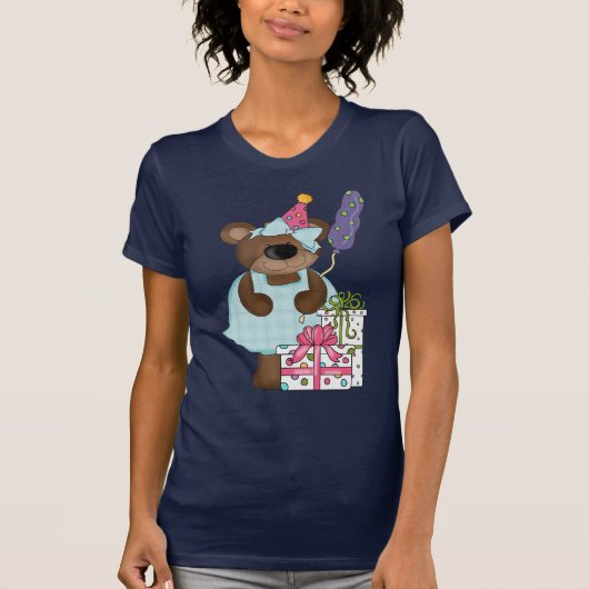 Niedlicher Teddy-Bärn-Geburtstags-T - Shirt (Vorderseite)