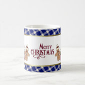 Niedlicher Teddy Bear and Gingerbrot Man Kaffeetasse (Mittel)