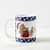 Niedlicher Teddy Bear and Gingerbrot Man Kaffeetasse (Links)