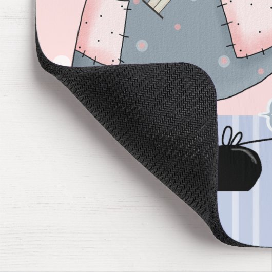 Niedlicher Teddy Bear Angel Custom Mouse Pad für K Mousepad (Ecke)