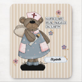 Niedlicher Teddy Bear Angel Geschenk Maus Pad für  Mousepad