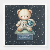 Niedlicher Teddy Bear Astronaut Neapel für Dusche  Serviette (Vorderseite)