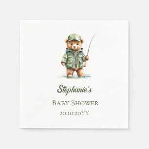 Niedlicher Teddy Bear Fisherman Reel Spannung Baby Serviette