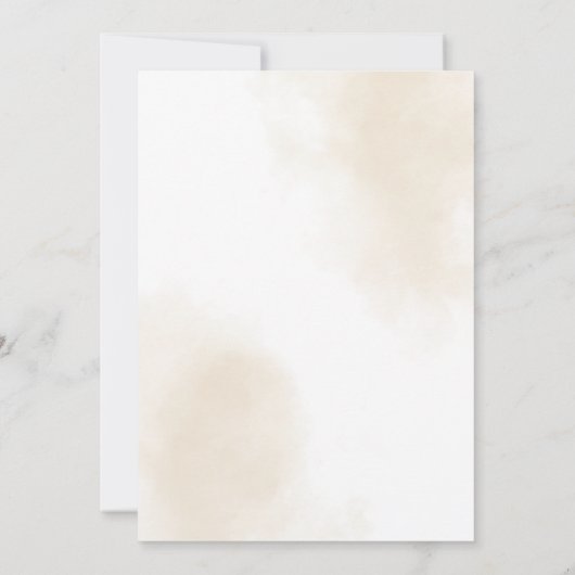 Niedlicher Teddy Bear I ist ein Boy Baby Shower Wa Einladung (Rückseite)