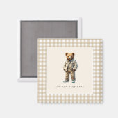 Niedlicher Teddy Magnet (Vorderseite/Rückseite)