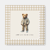 Niedlicher Teddy Magnet (Vorne)