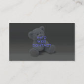 NIEDLICHER TEDDY VISITENKARTE (Rückseite)