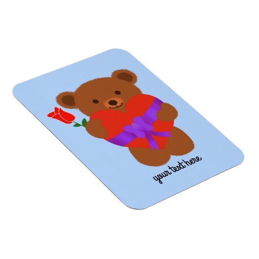 Niedlicher Teddybär #1 Magnet (Rechte Seite)