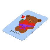 Niedlicher Teddybär #1 Magnet (Linke Seite)