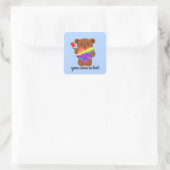 Niedlicher Teddybär #2-2 Stickers (Tasche)