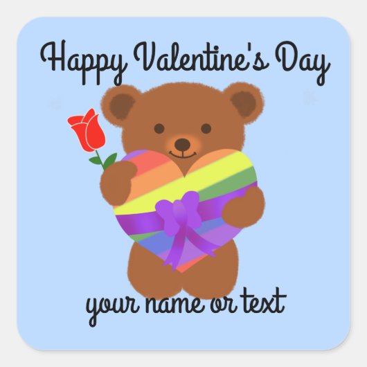 Niedlicher Teddybär #2 Stickers (Vorderseite)