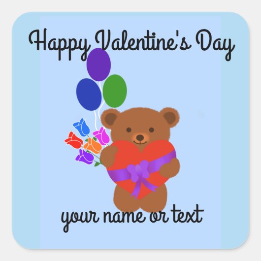 Niedlicher Teddybär #3 Stickers (Vorderseite)