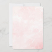 Niedlicher Teddybär, der ein Valentinisches Rotes  Einladung (Rückseite)