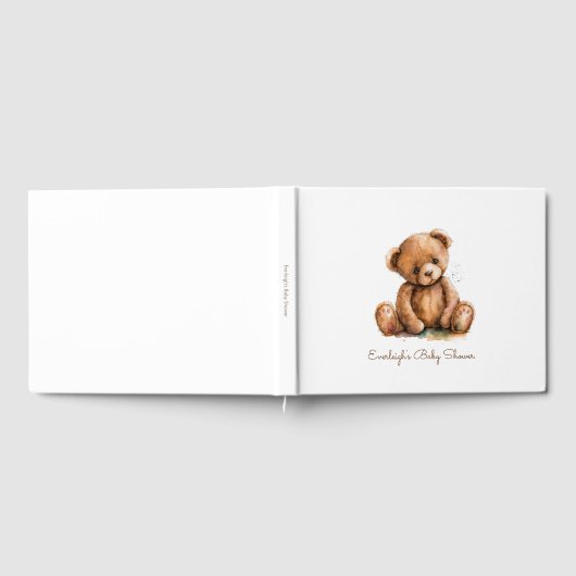 Niedlicher Teddybär Gästebuch (Voll)